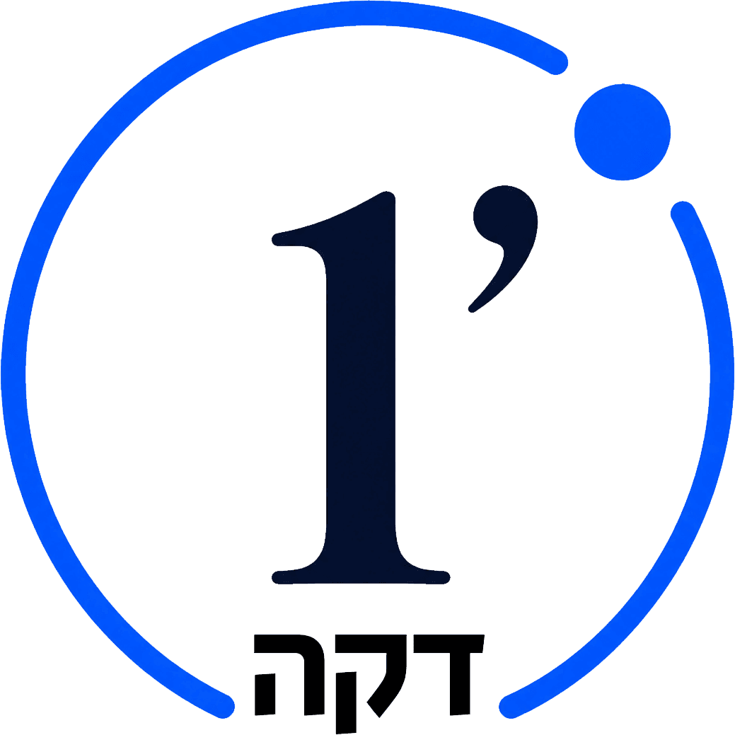 One Minute Halacha logo